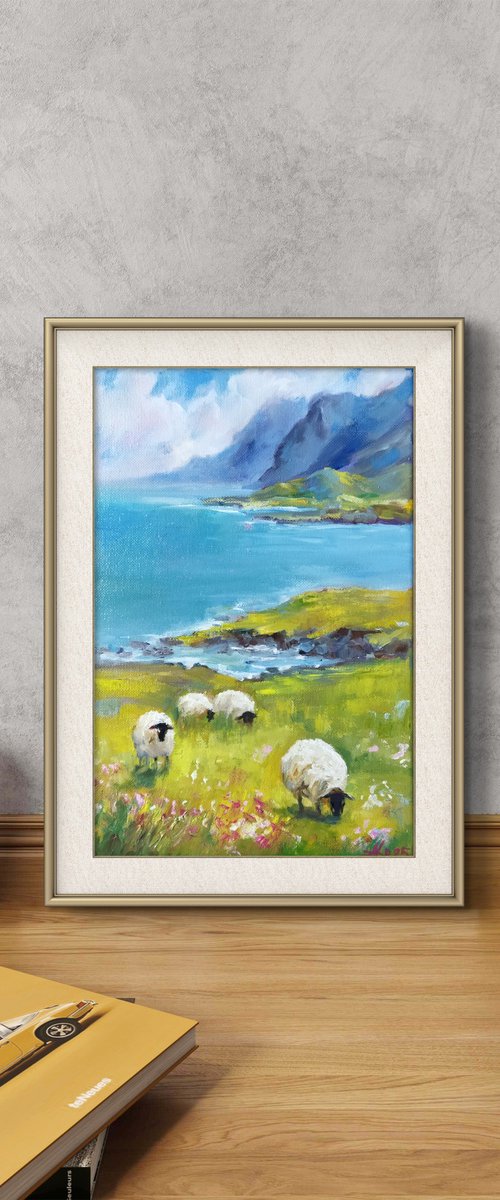 Scottish landscape by Ann Krasikova