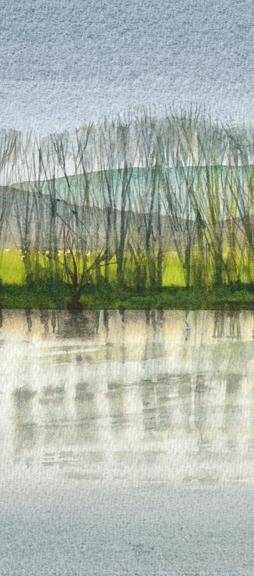 Green Pastures I by Anjana Cawdell