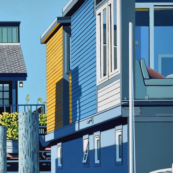 Houseboats And A Seagull #2