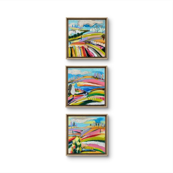 Summer triptych