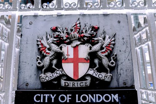 LONDON CLOSE-UP NO:12 (CITY OF LONDON) Limited edition  1/50: 12"X18" by Laura Fitzpatrick