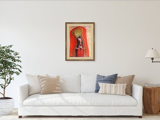 Fantasy with Flowers 333. paper 59x42cm