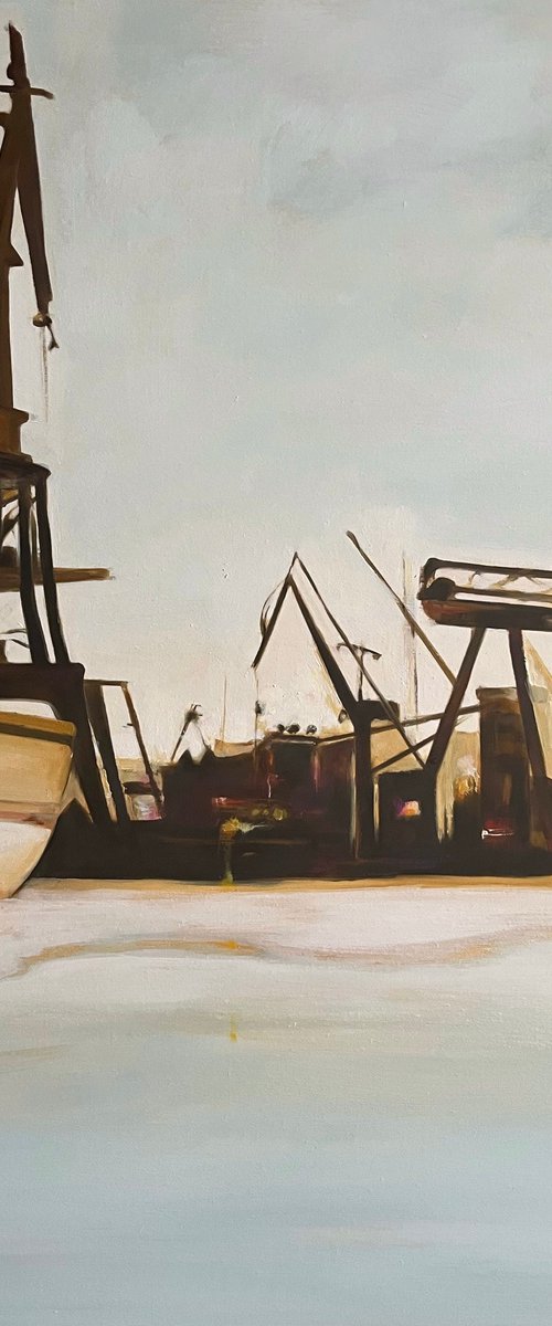 Hamburg Port by Romuald Mulk Musiolik