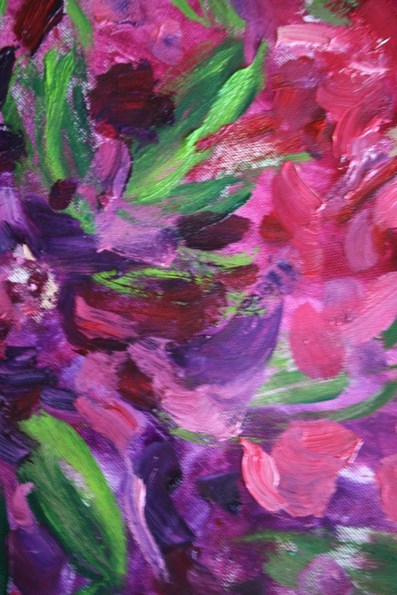 Bloom Rhododendrons... /  ORIGINAL PAINTING