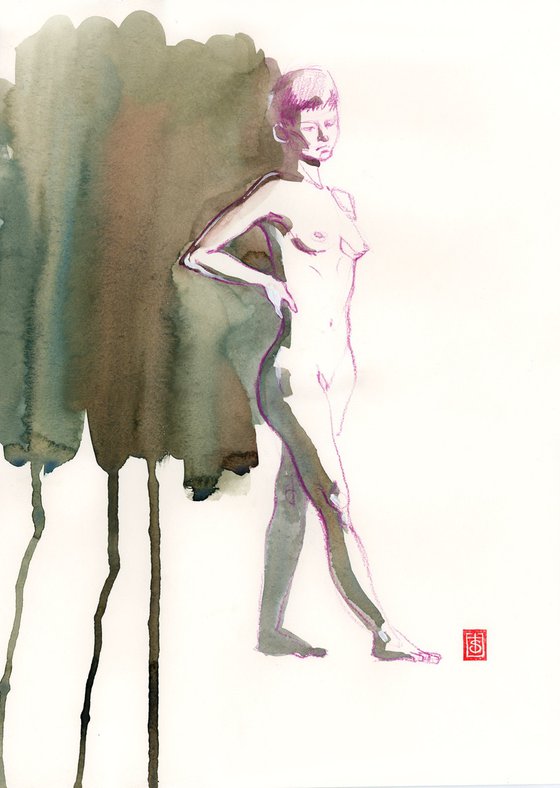 Nude life drawing 045