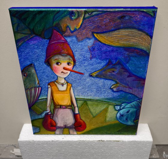 THE WINNER, PINOCCHIO - ( 30 x 25 cm )