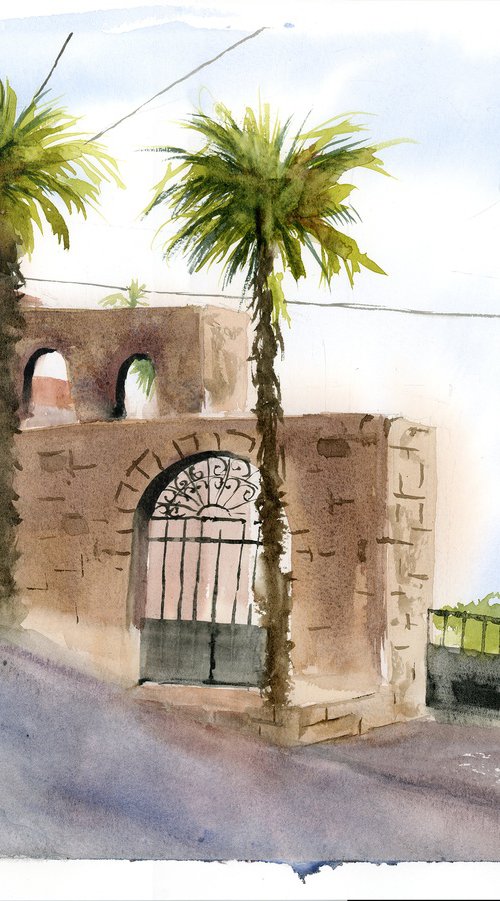 Israel plein air art by Olga Tchefranov (Shefranov)