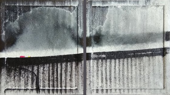 "CLOUDS" diptych