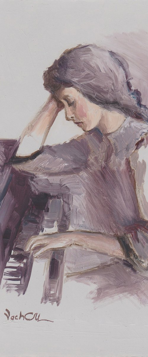 Piano player #5 by Vachagan Manukyan