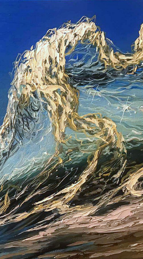 Crystal wave by Elena Adele Dmitrenko
