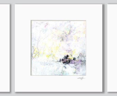 Mystical Moments Collection 7 - 3 Abstract Paintings by Kathy Morton Stanion