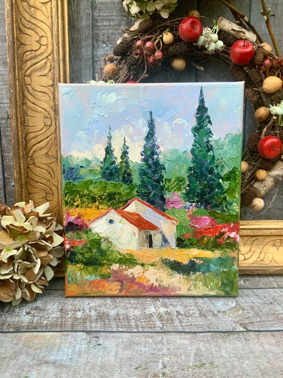 Among the Cypress Trees