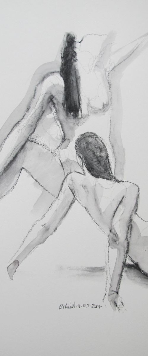 female nude 2 poses by Rory O’Neill