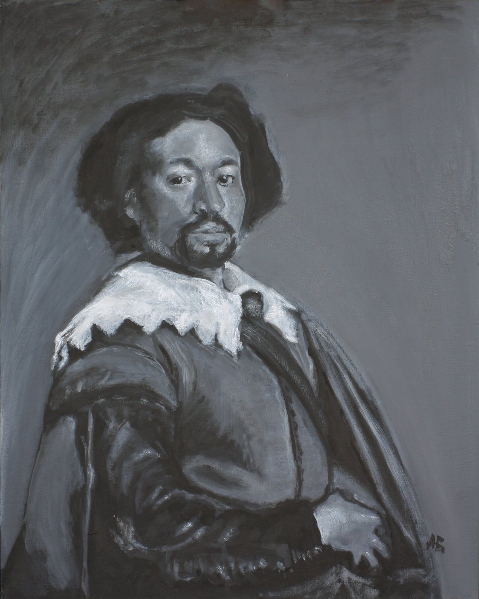 Juan de Pareja. Copy after Diego Velazquez by Alexandra Batyaeva