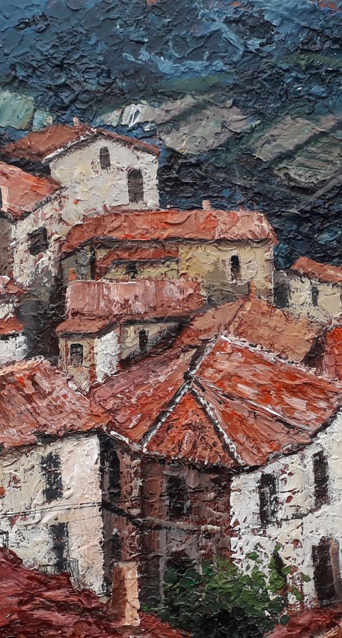 Wall Art. Decor Old roofs. by Alexander Zhilyaev