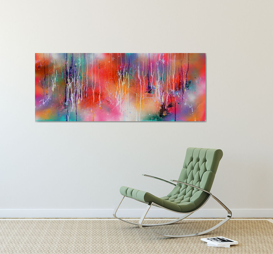 Fresh Moods 87 - Large Vibrant Abstract Painting