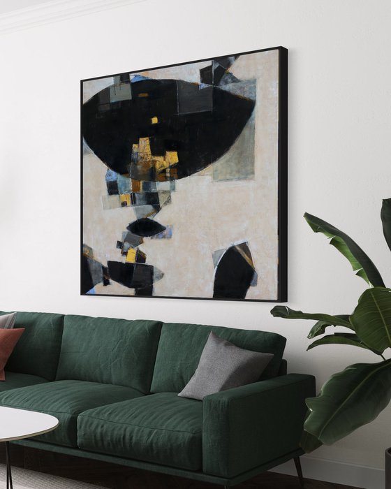 Large abstract painting