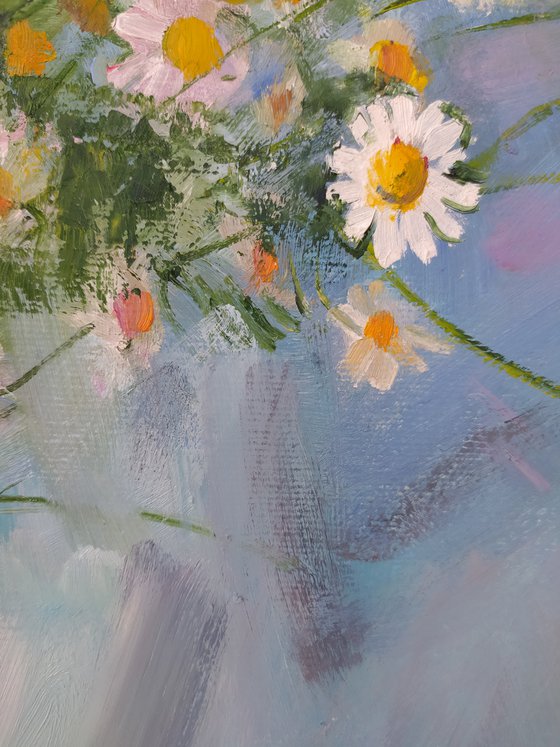 Daisies in a jar