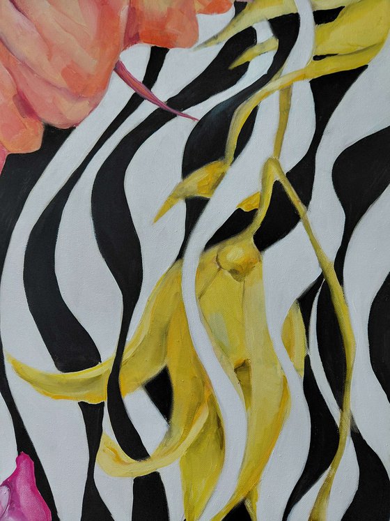 Wild Tropical Bloom in Motion