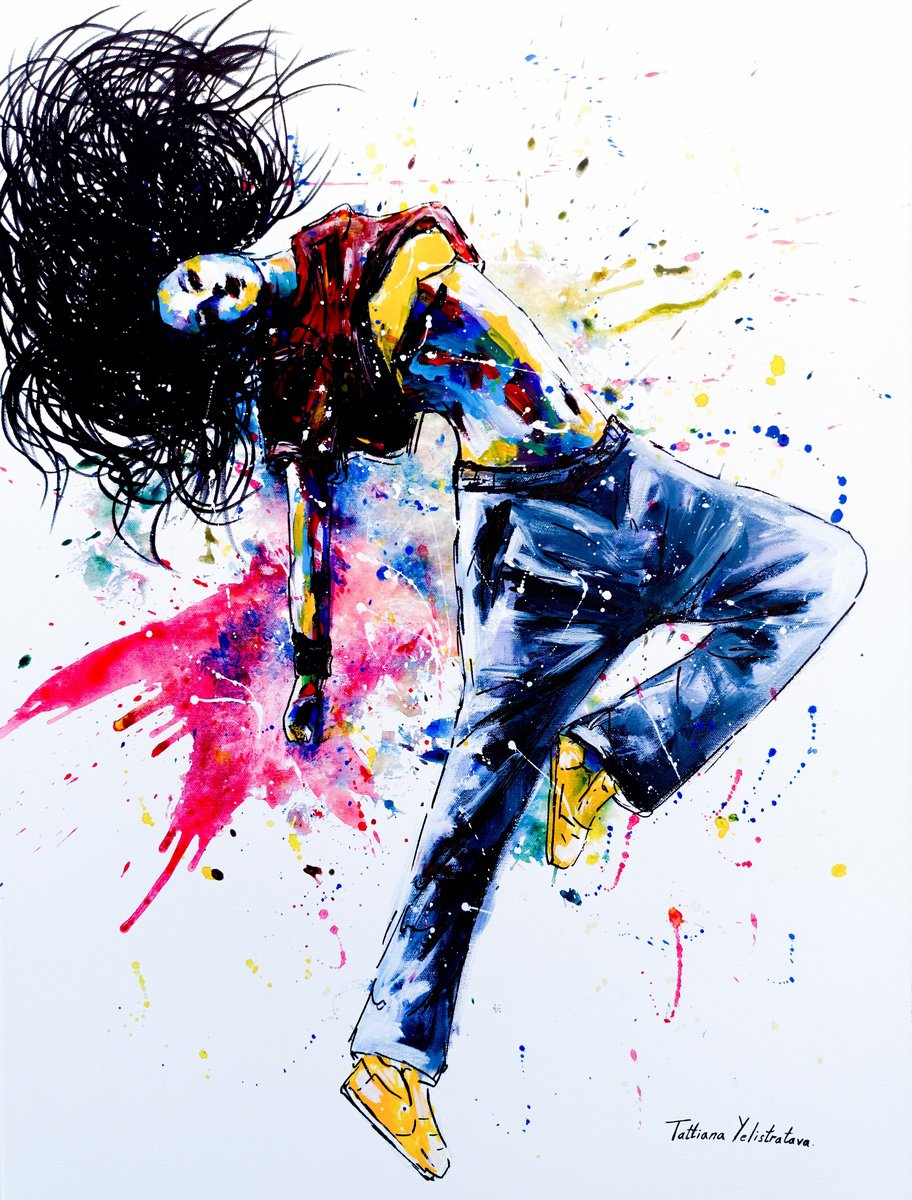 Joy In Motion. By Tatsiana Yelistratava, 24 X 31, Artwork For Sale On Artfinder