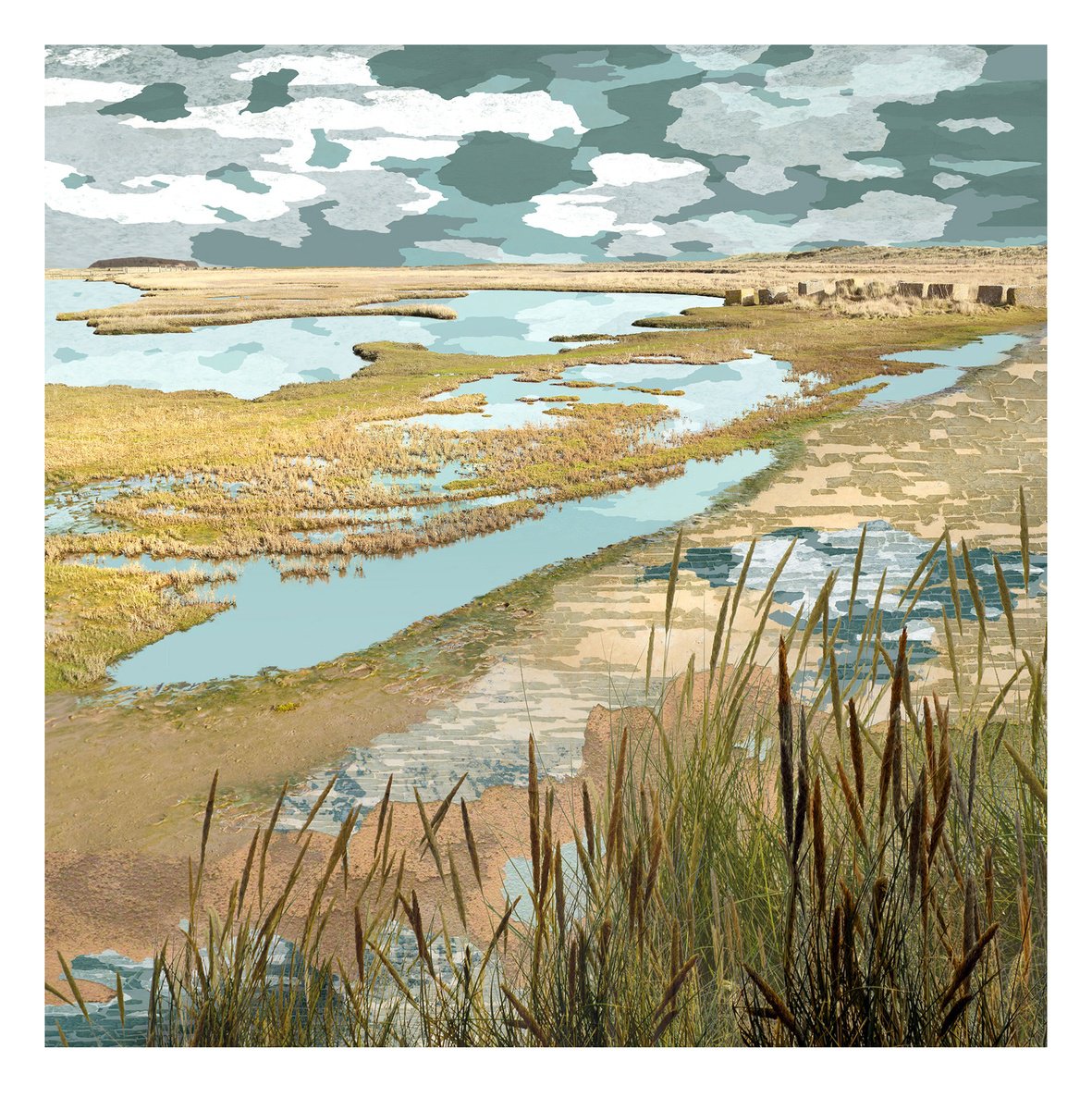 Landscape Photograph By Claire Gill, 24 X 24, Breathe, Original Artwork