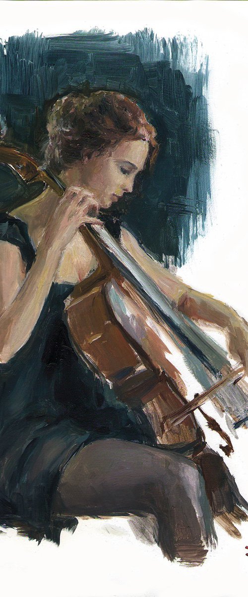 Cello and inspiration by Vachagan Manukyan