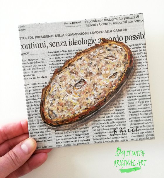 Bread and Fruits News-inspired