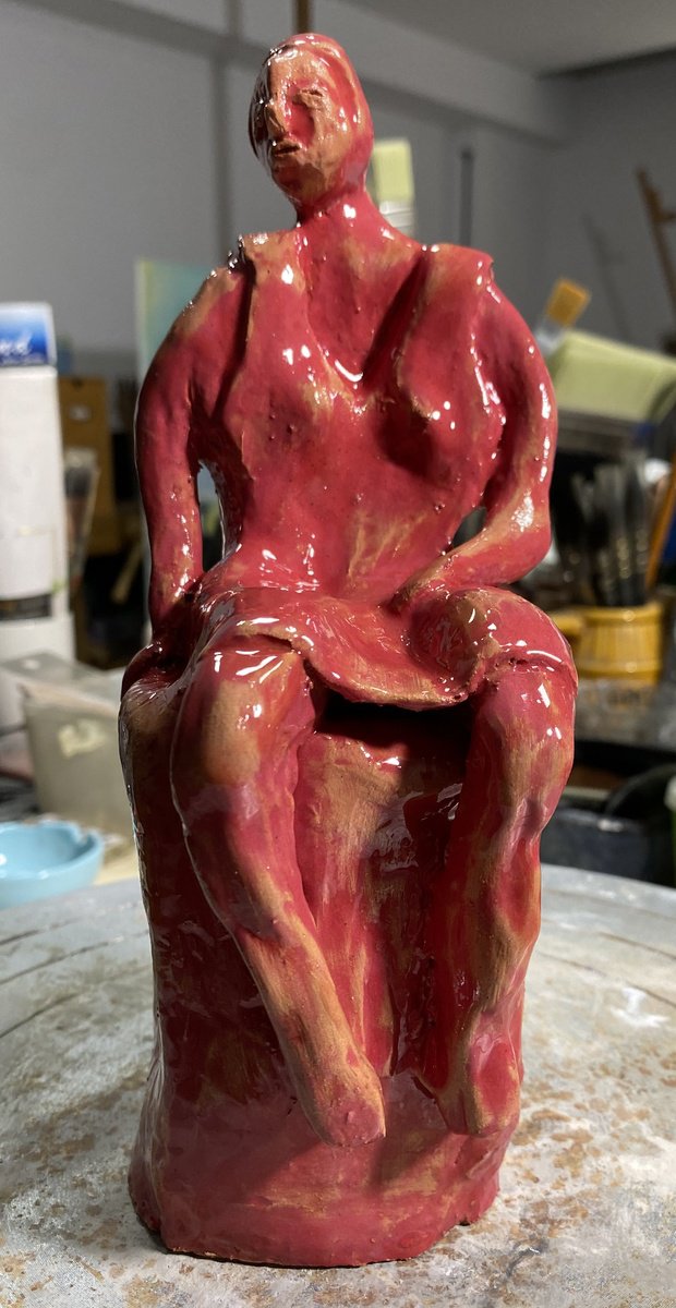 Organic Clay Sculpture , La Comare (The Godmother) By YS?rei, 3 X 8, Artwork For Sale On Artfinder