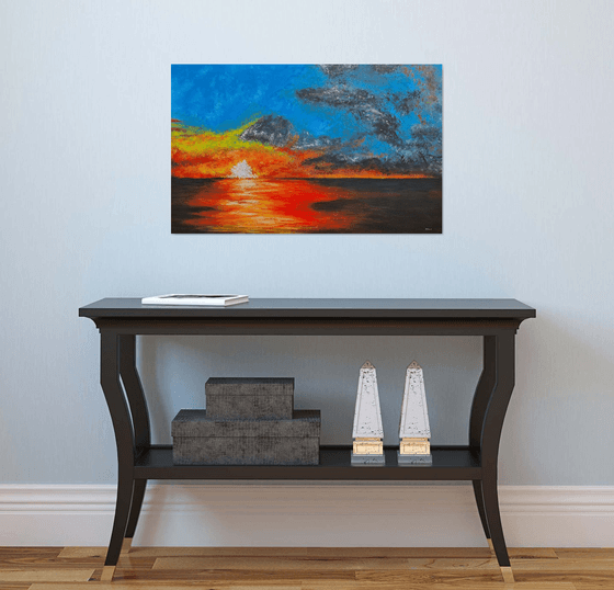 Sunset storm 1