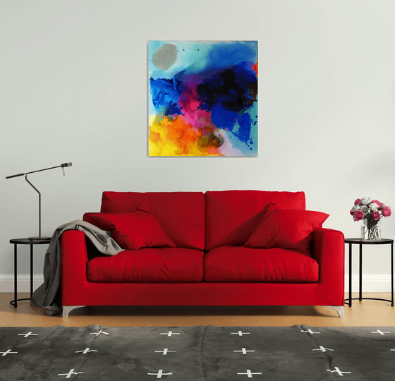 Large abstract painting