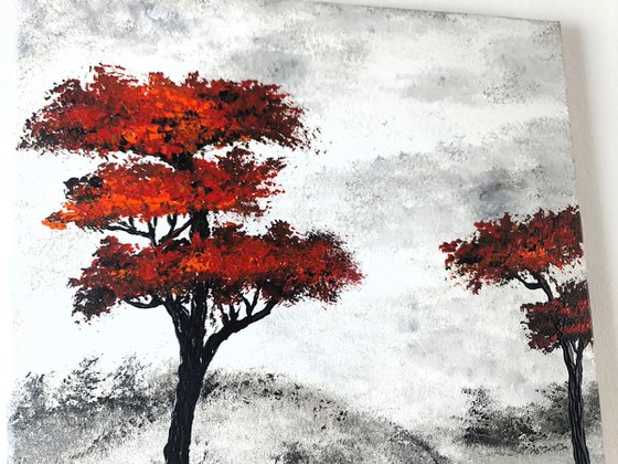 Gray landscape