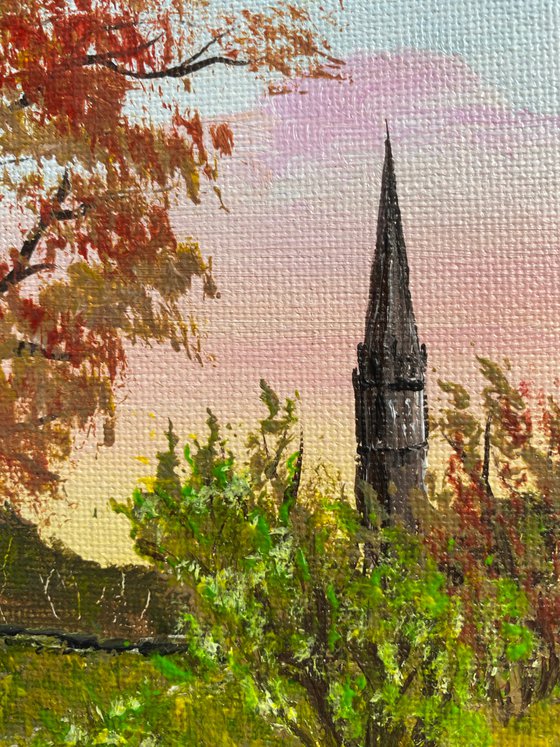 Salisbury Cathedral from the Water Meadows