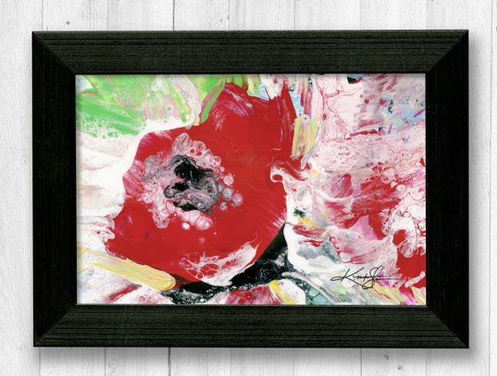 Blooming Magic 204 - Framed Floral Painting by Kathy Morton Stanion