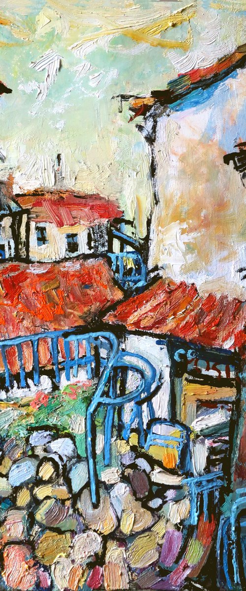 Steps of Cudillero. 3 by Nikifor Swiristuhin