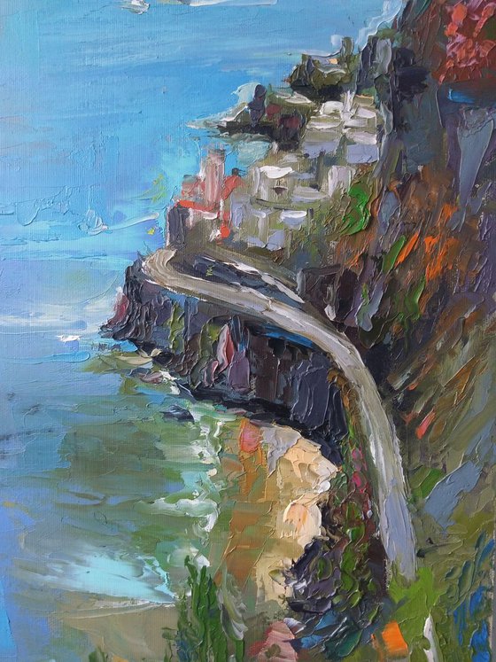 Italy(30x50cm, oil painting, ready to hang)