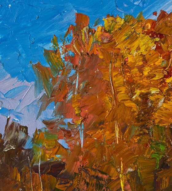 Autumn Silence on the Road