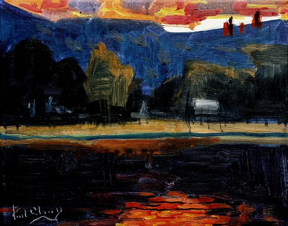 Lakeside at Dusk