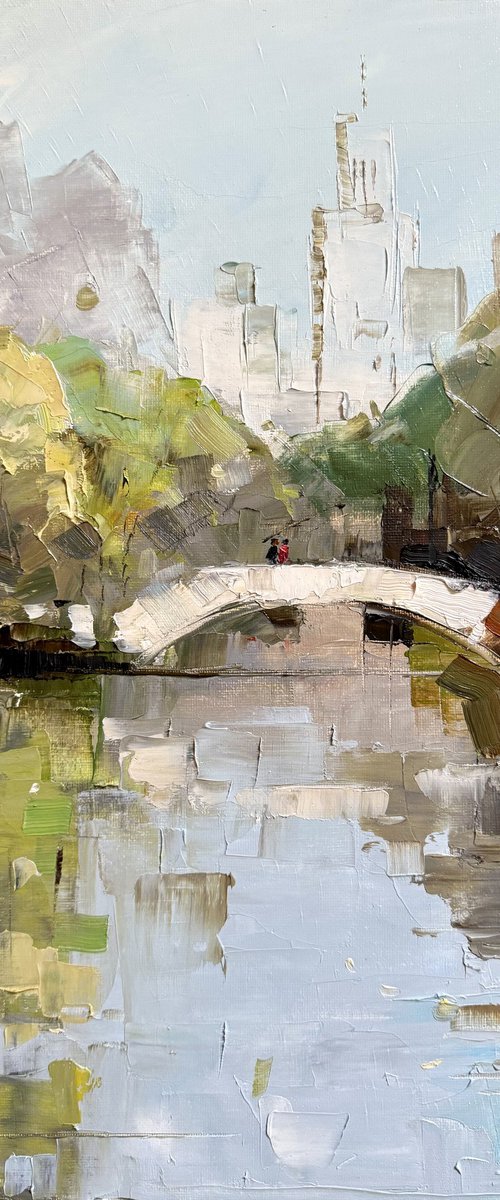 Spring. Bridge. by Irina Alexandrina