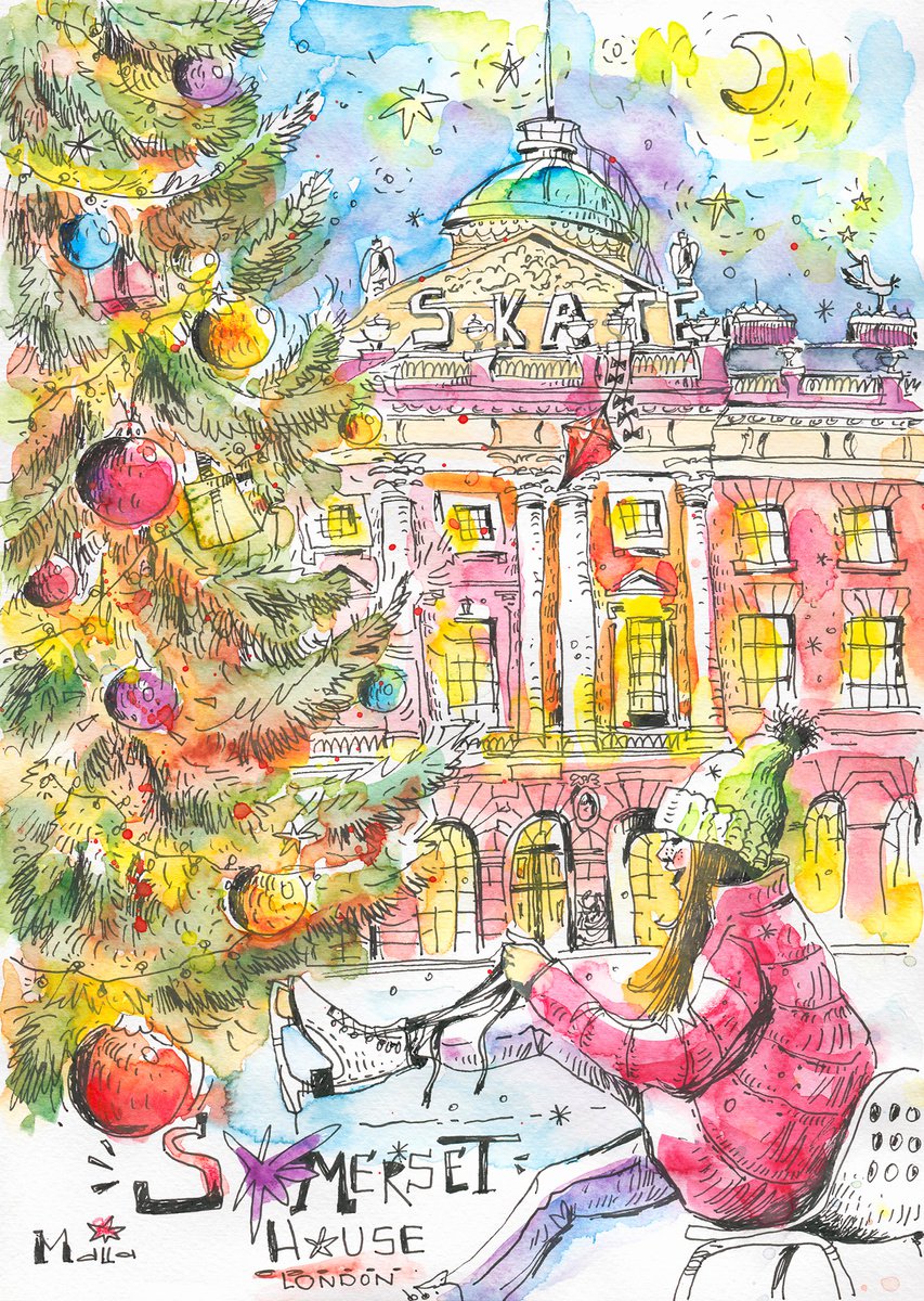Christmas Somerset House , London by Maiia Vysotska