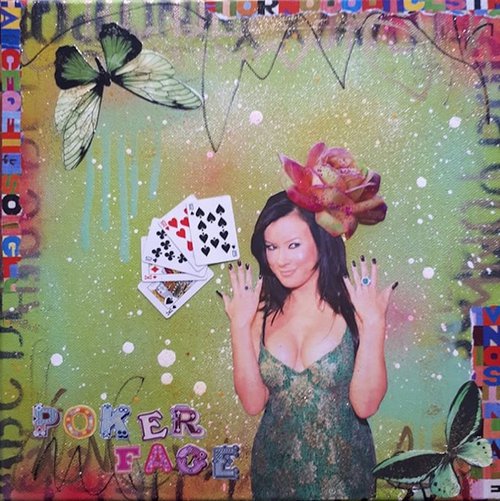 Poker Face Jennifer Tilly by Lorette C. Luzajic