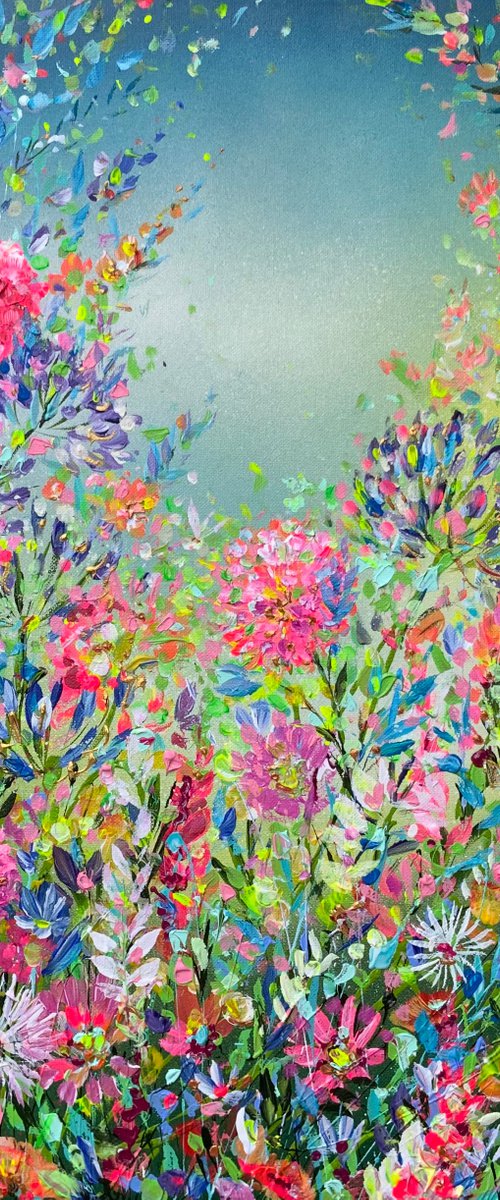 Neon Floral by Jan Rogers