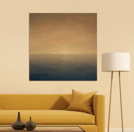 Zero Dawn, minimalist seascape