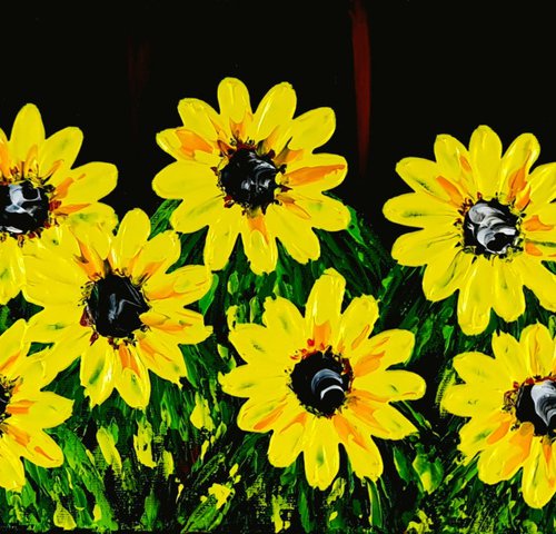 Sunflower 2 60x25cm by Daniel Urbaník