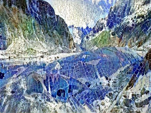 Mosaic glacier N3 by Danielle ARNAL