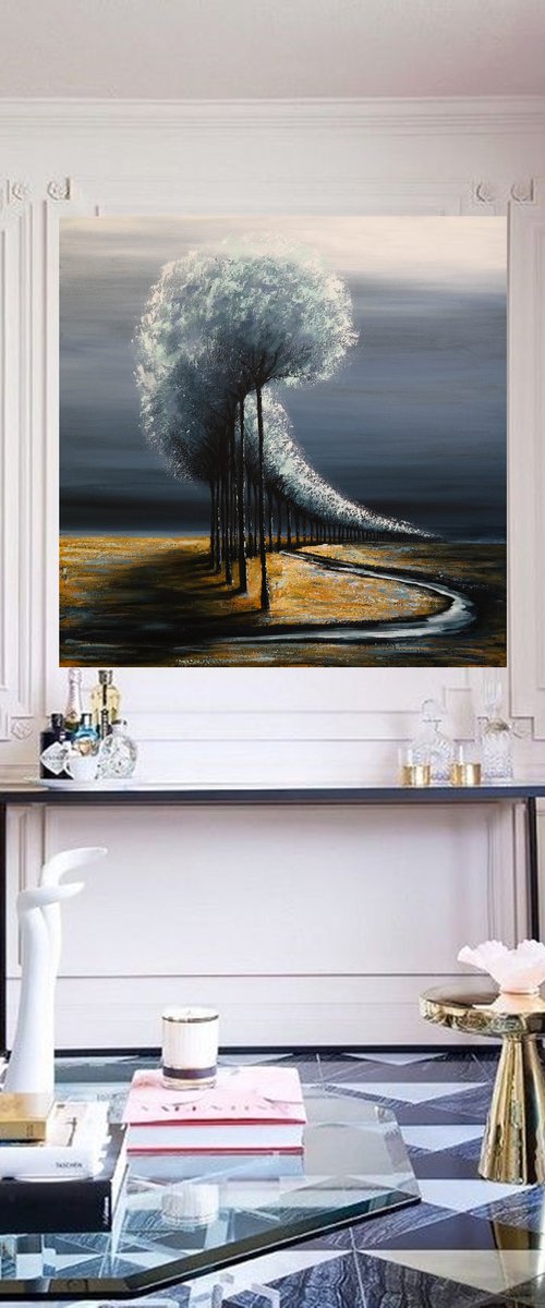 In the land of Ice IV-  Fields and Colors Series by Danijela Dan