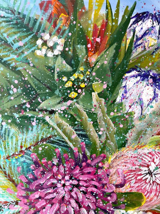 Love Forever –Protea, Waratah, Banksia and Leucadendron