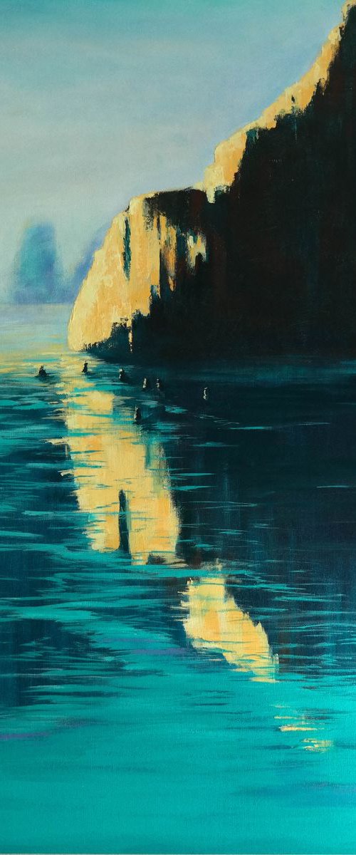 Early morning - Large painting by Danijela Dan