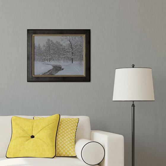 At the Ponomarka River in January