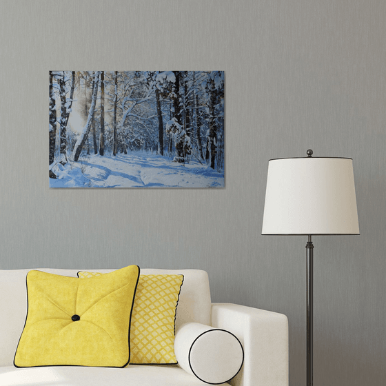 Landscape Painting Winter