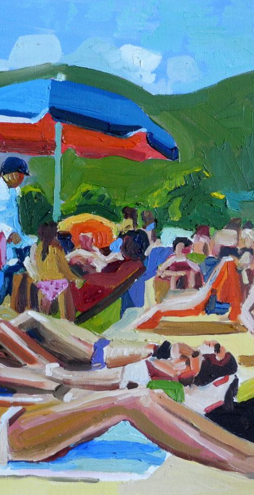Beach Scene - Turkey by Stephen Abela